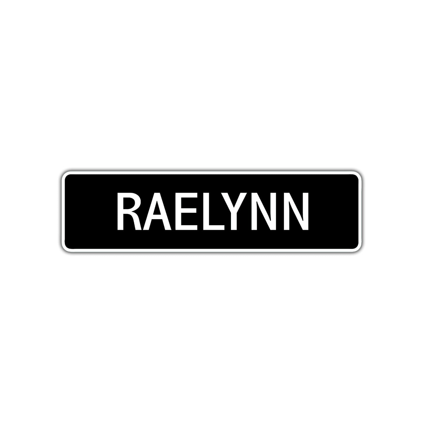 Raelynn Street Sign Children Name Room Plate
