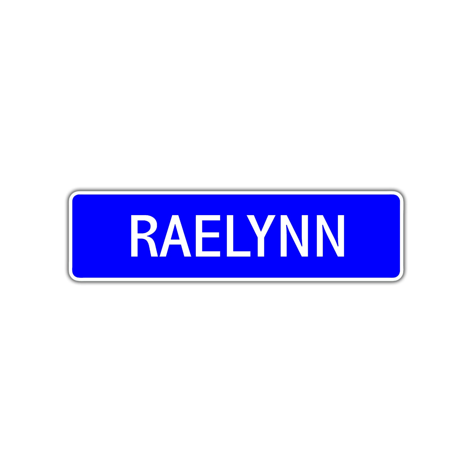 Raelynn Street Sign Children Name Room Plate
