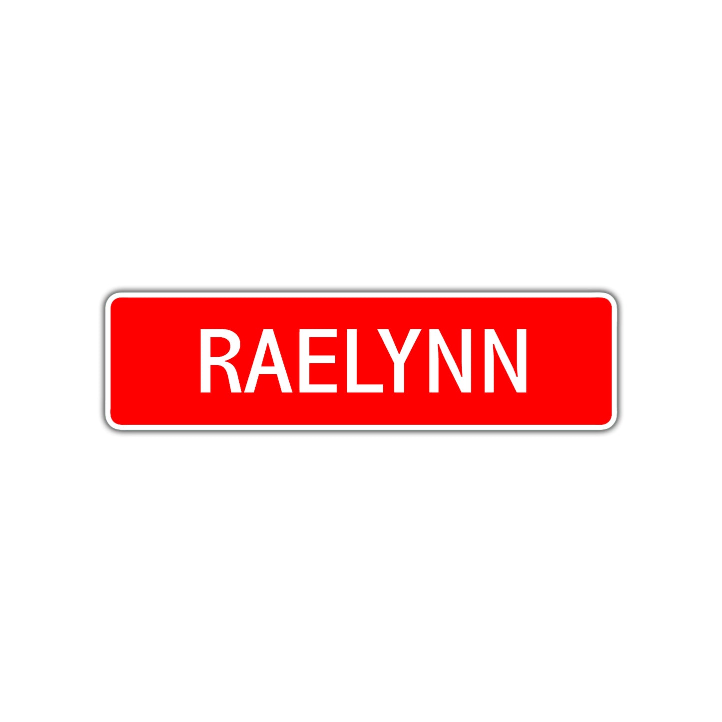 Raelynn Street Sign Children Name Room Plate
