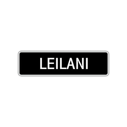 Leilani Street Sign Children Name Room Plate
