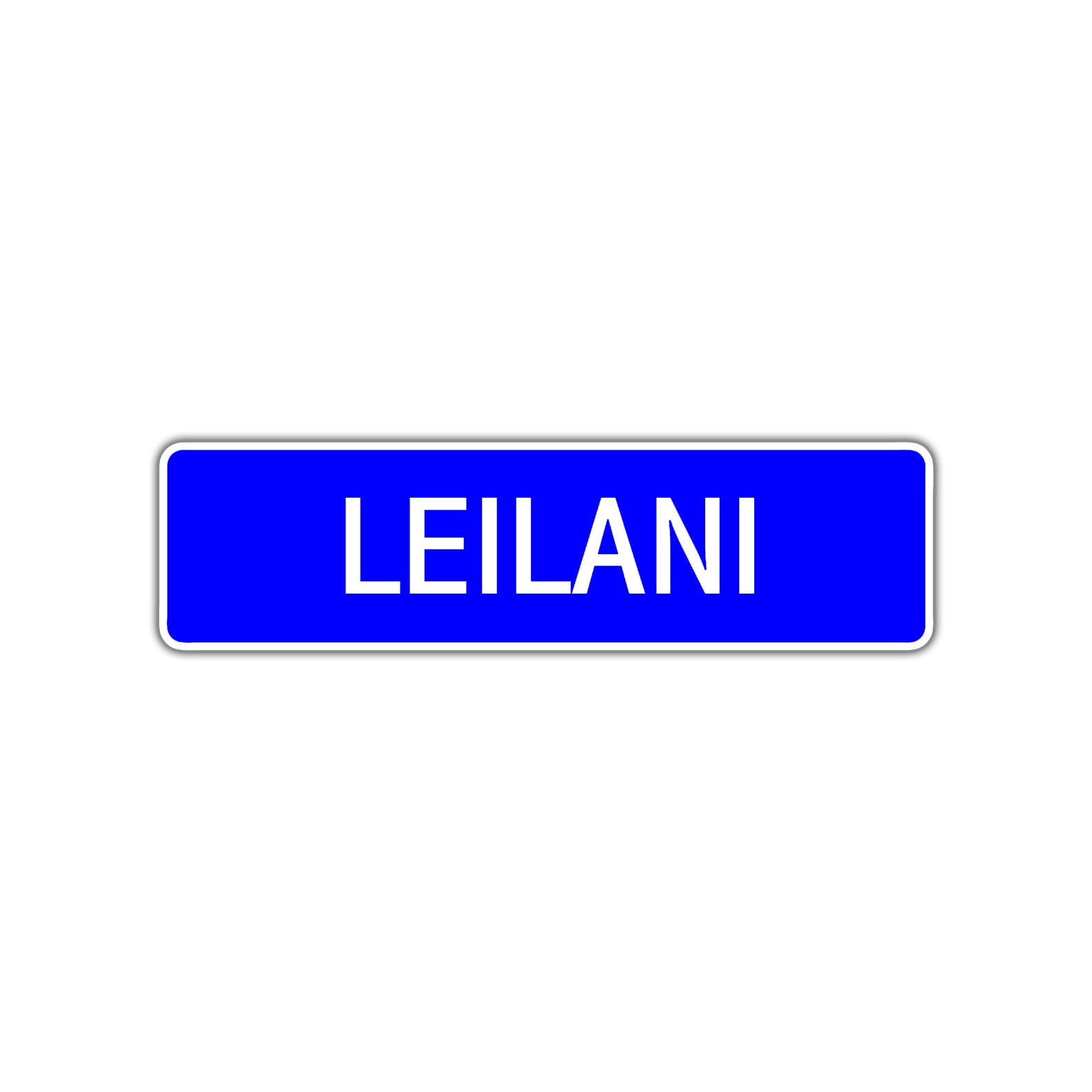 Leilani Street Sign Children Name Room Plate