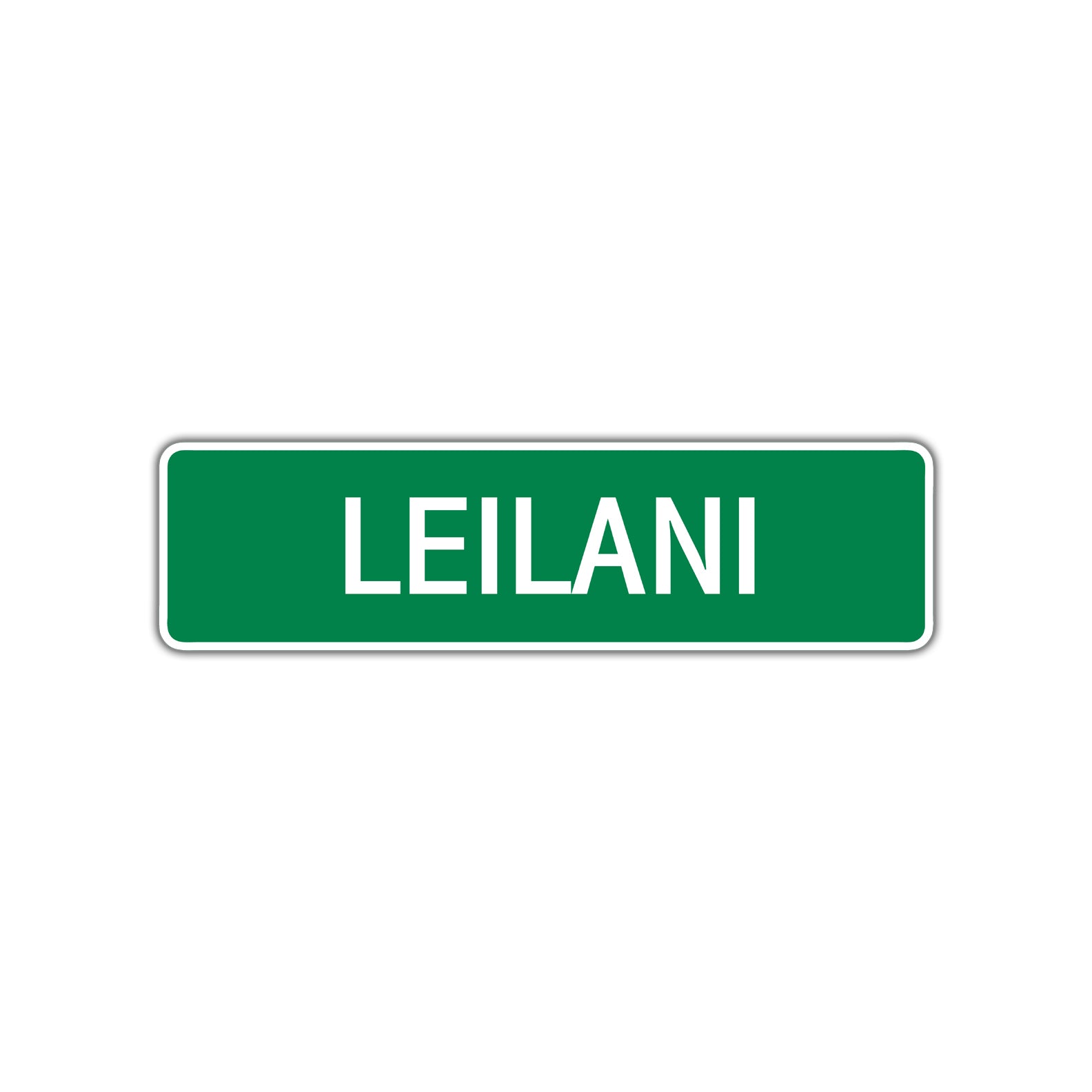 Leilani Street Sign Children Name Room Plate