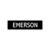 Emerson Street Sign Children Name Room Plate