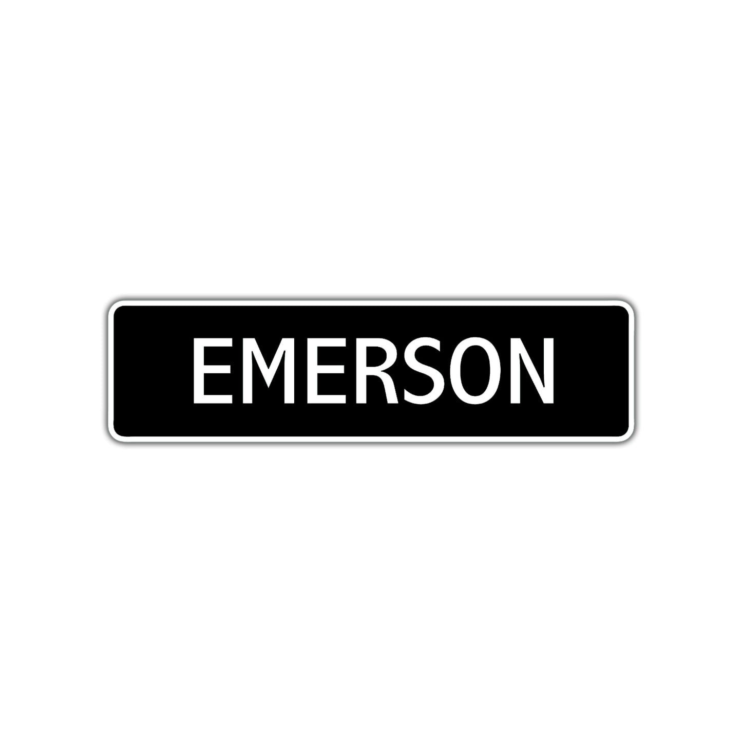 Emerson Street Sign Children Name Room Plate