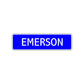 Emerson Street Sign Children Name Room Plate