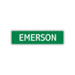 Emerson Street Sign Children Name Room Plate