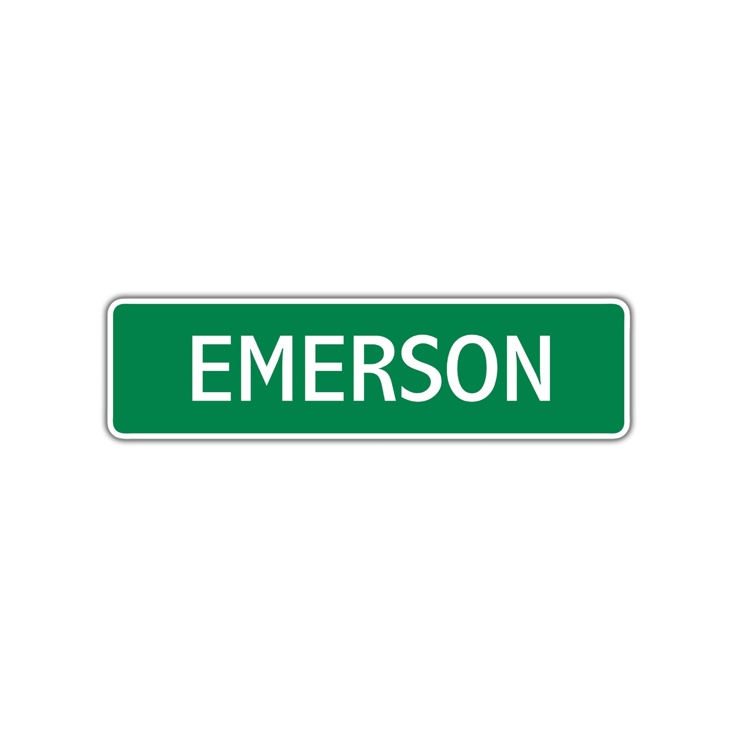 Emerson Street Sign Children Name Room Plate