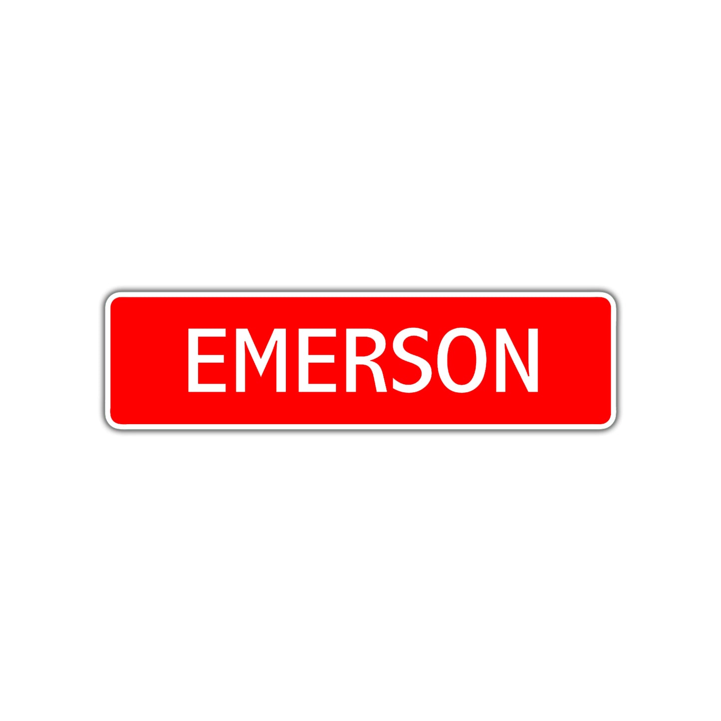Emerson Street Sign Children Name Room Plate