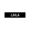 Laila Street Sign Children Name Room Plate