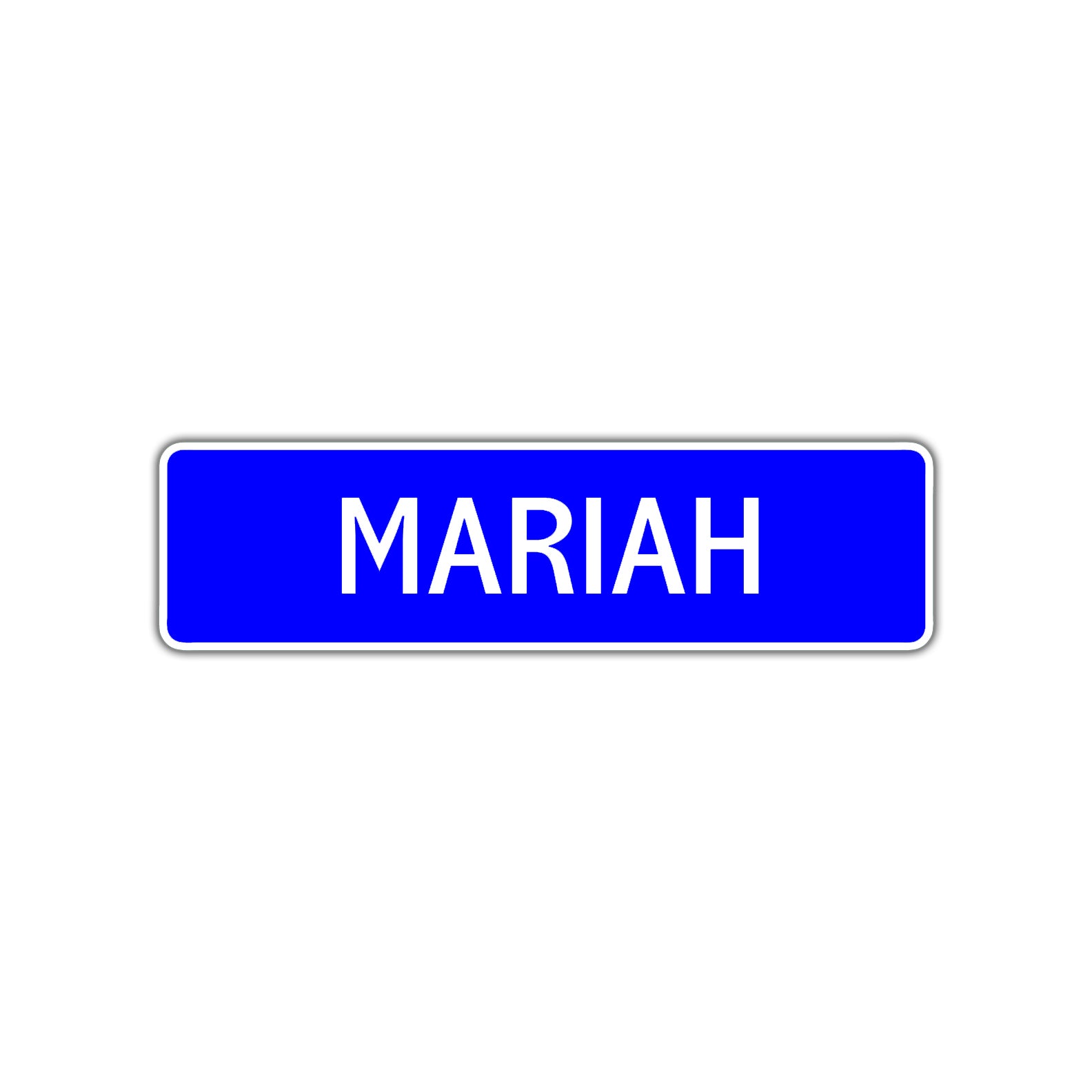 Mariah Street Sign Children Name Room Plate