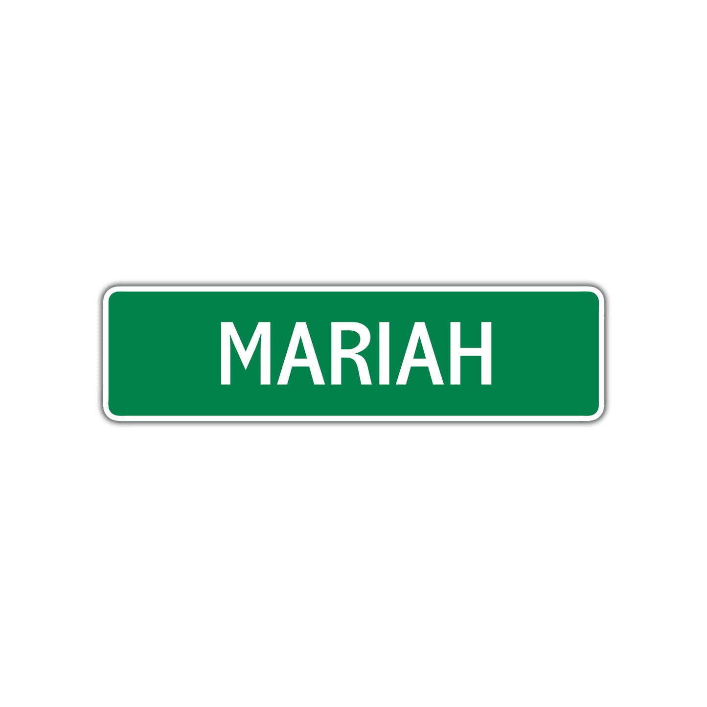 Mariah Street Sign Children Name Room Plate
