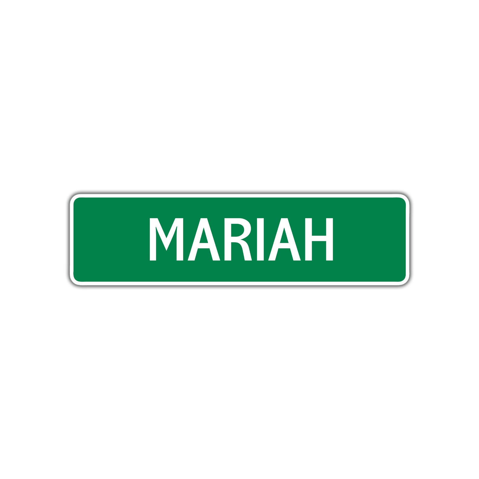 Mariah Street Sign Children Name Room Plate