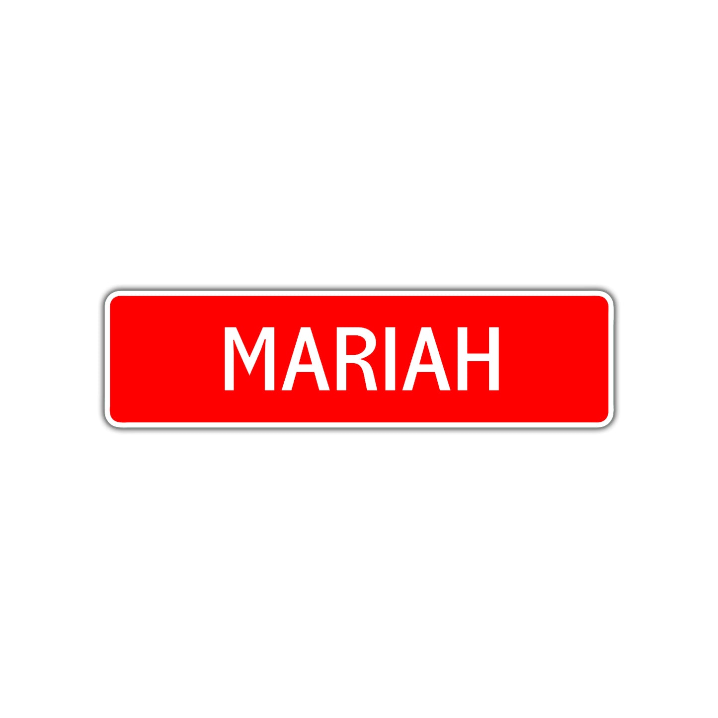 Mariah Street Sign Children Name Room Plate