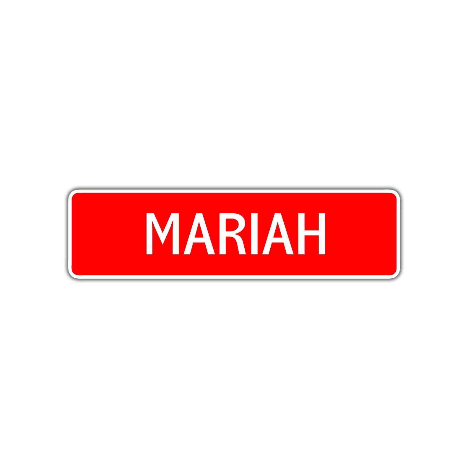 Mariah Street Sign Children Name Room Plate