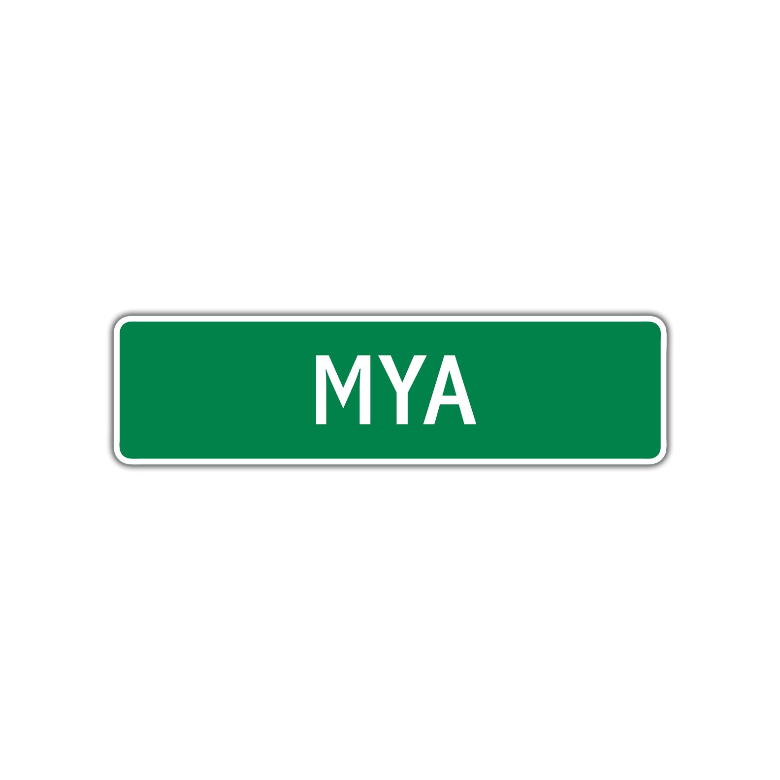 Mya Street Sign Children Name Room Plate