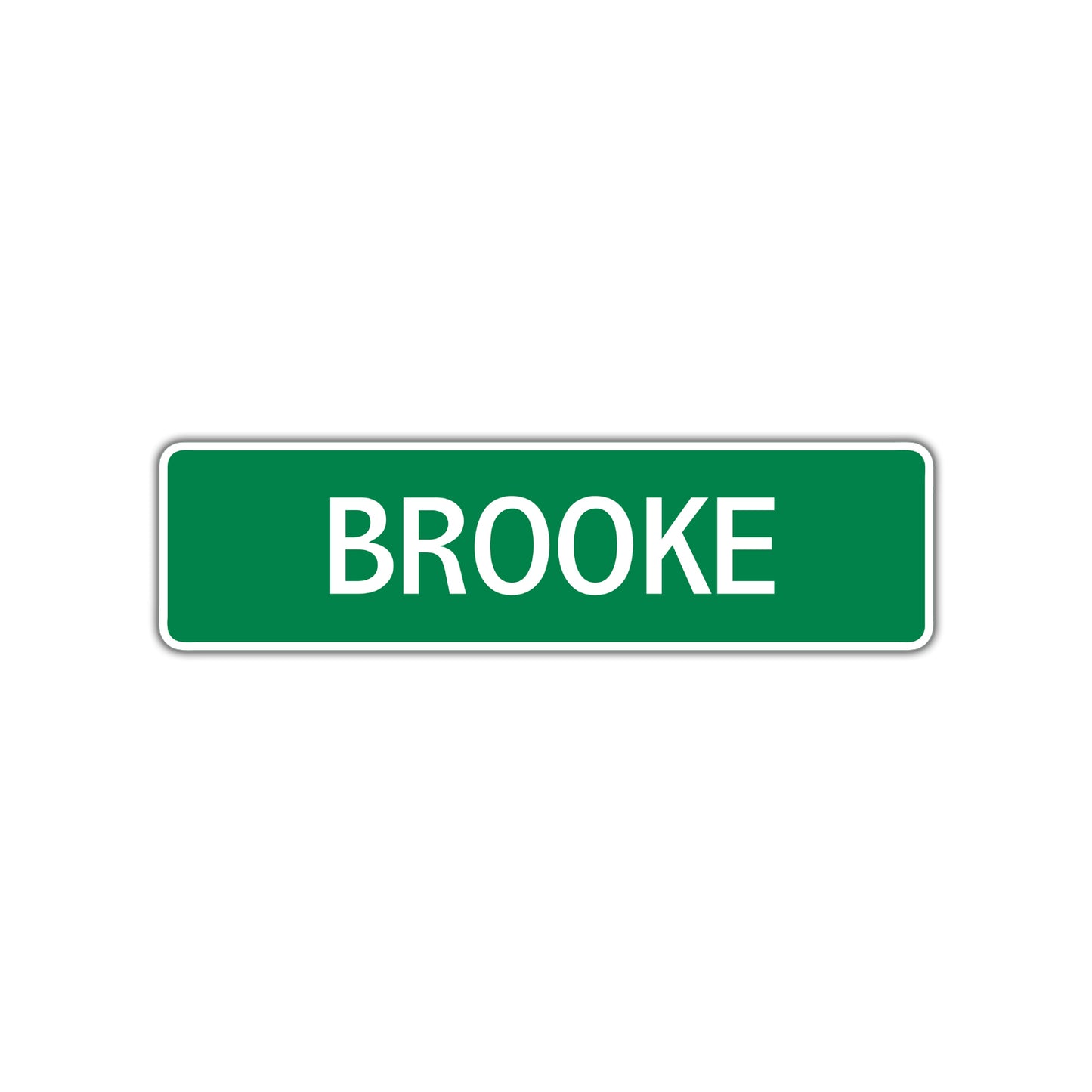 Brooke Street Sign Children Name Room Plate