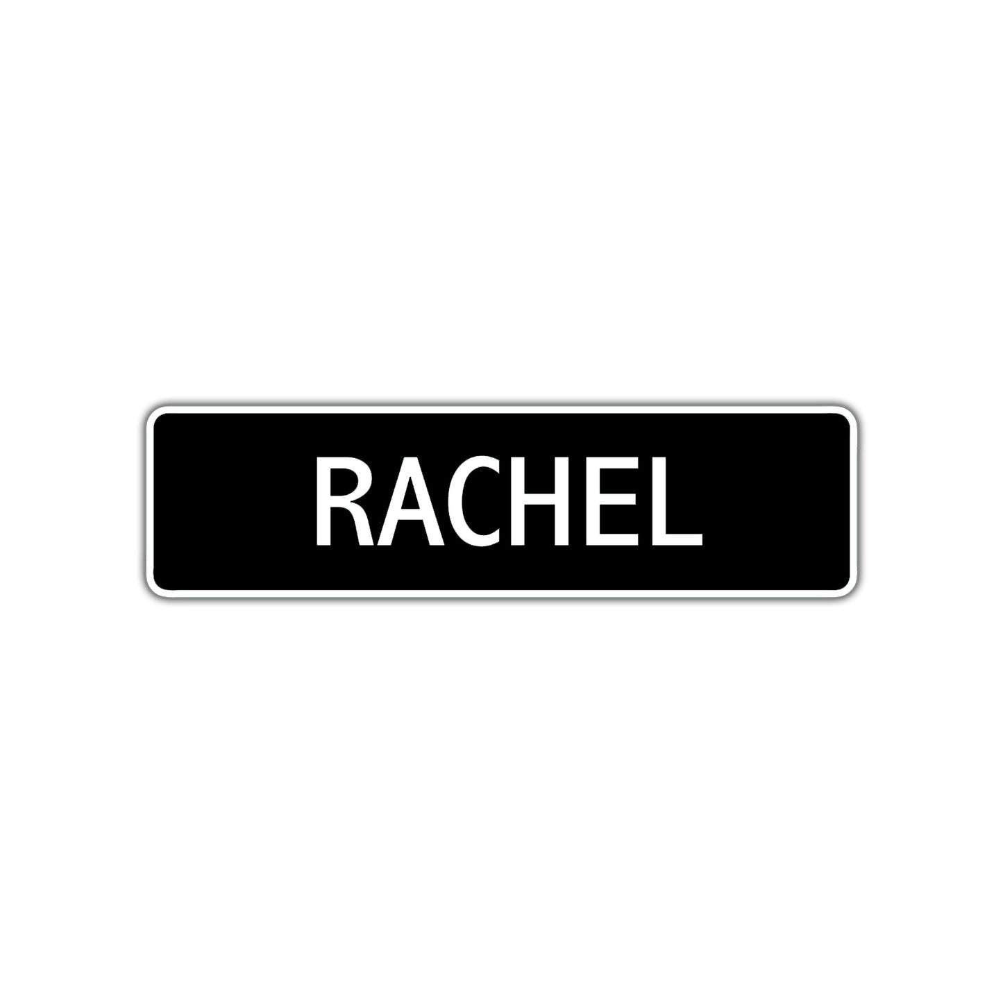 Rachel Street Sign Children Name Room Plate