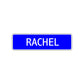 Rachel Street Sign Children Name Room Plate