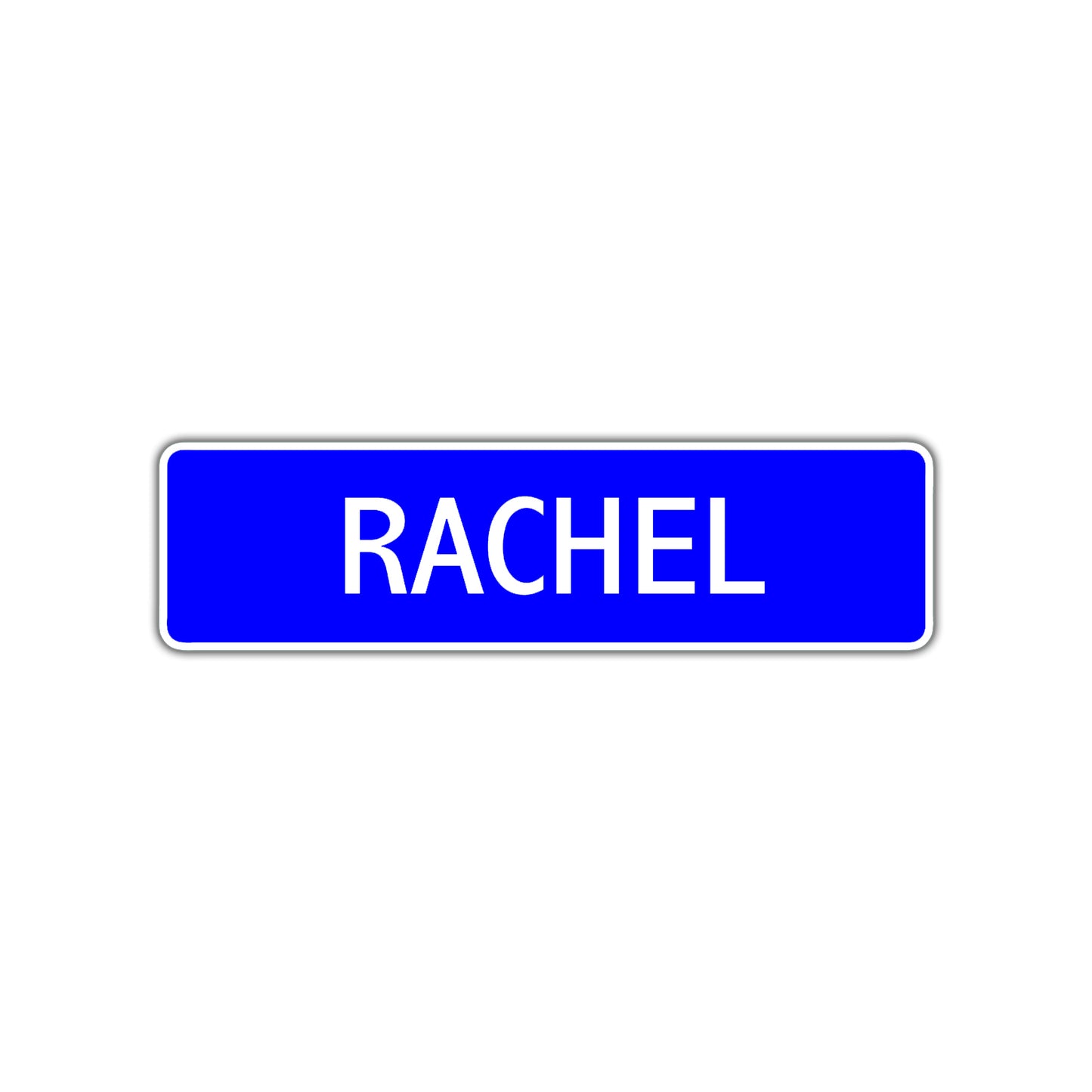 Rachel Street Sign Children Name Room Plate