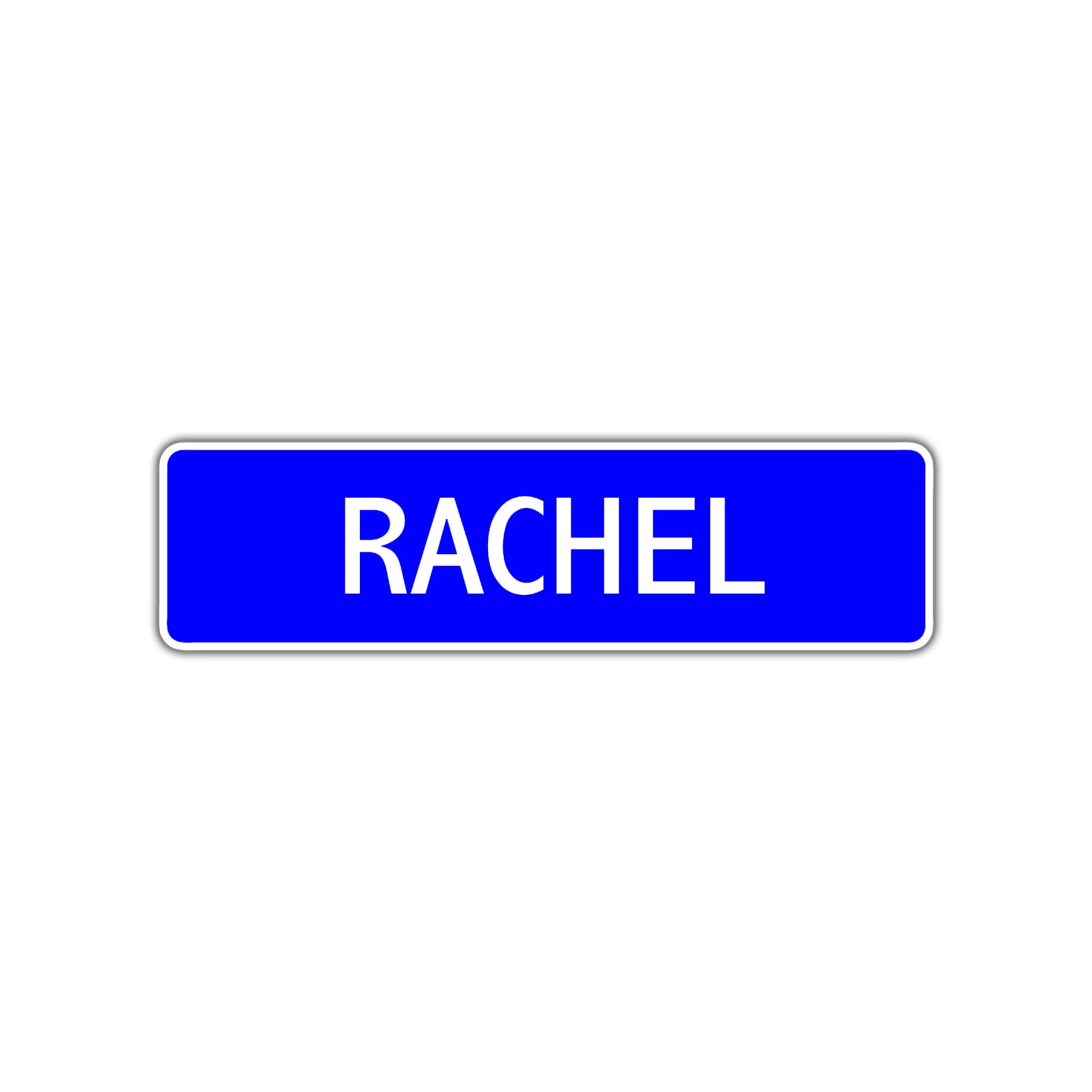 Rachel Street Sign Children Name Room Plate