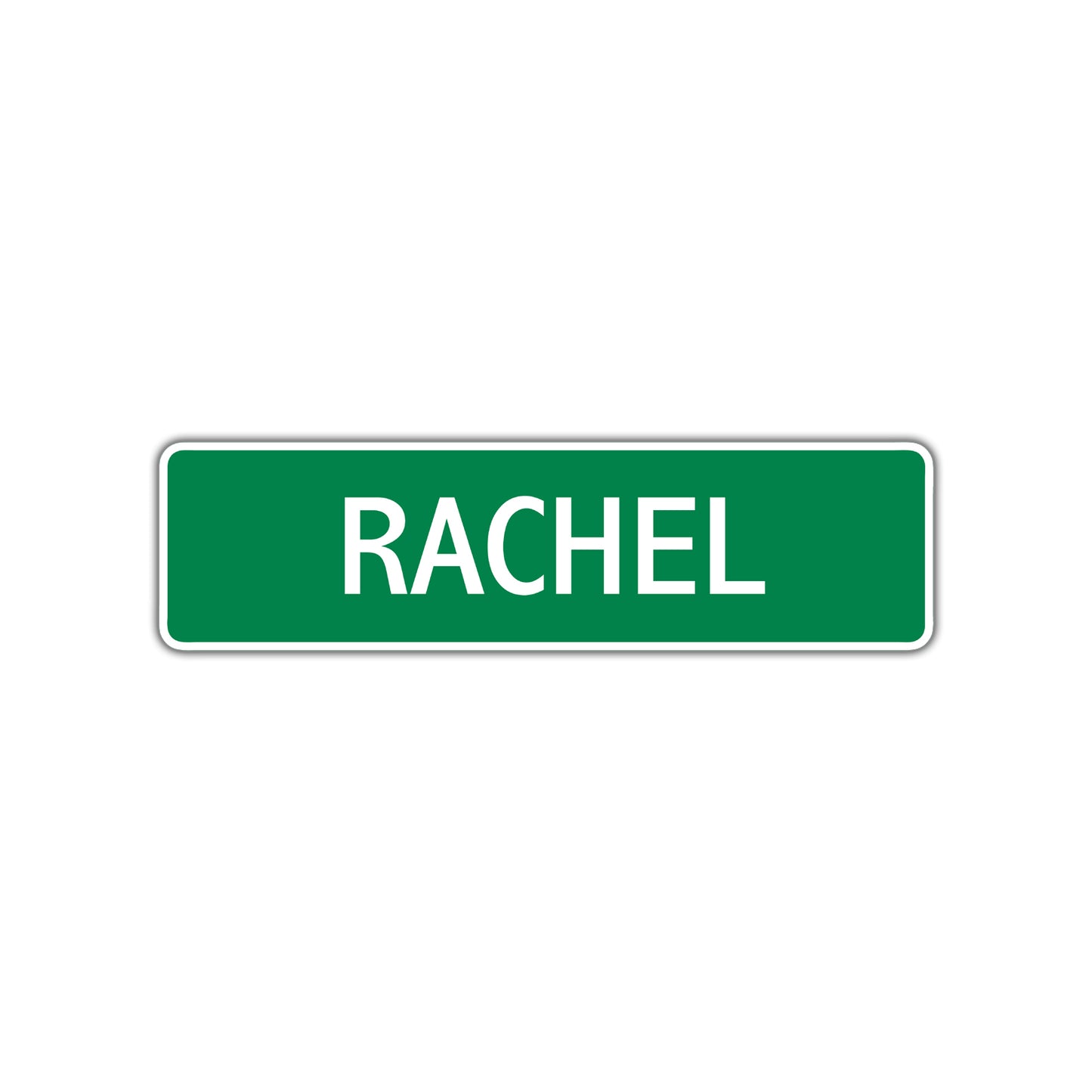Rachel Street Sign Children Name Room Plate