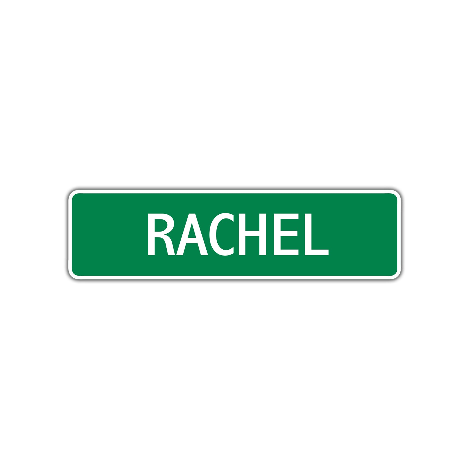Rachel Street Sign Children Name Room Plate