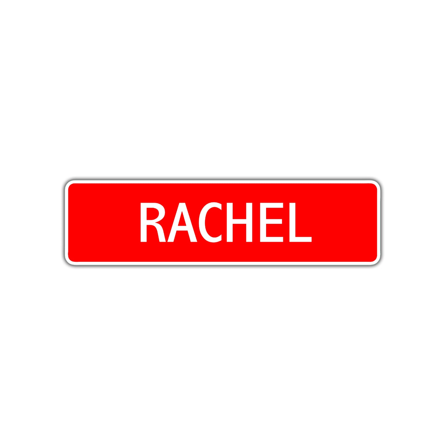 Rachel Street Sign Children Name Room Plate