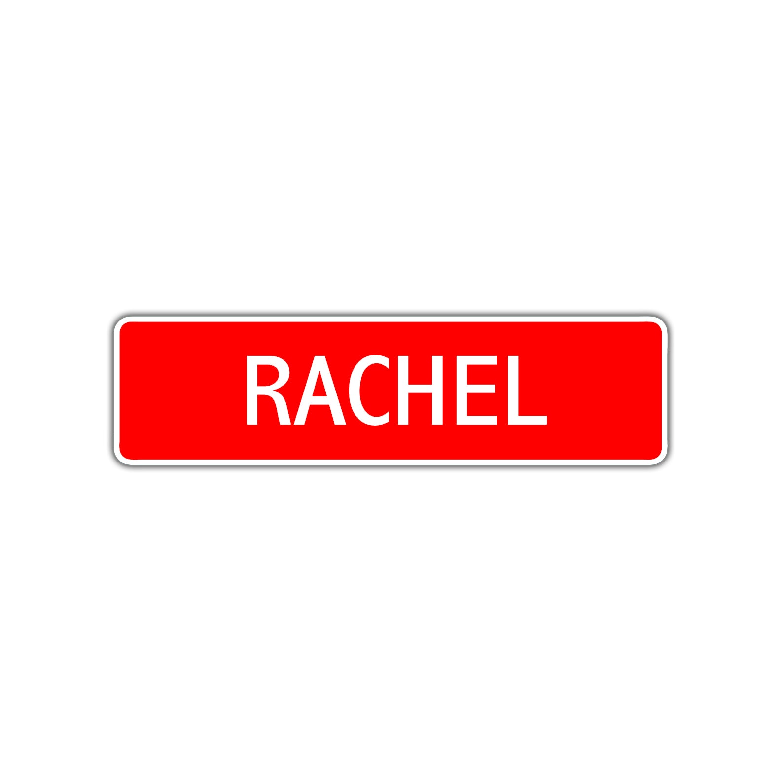Rachel Street Sign Children Name Room Plate