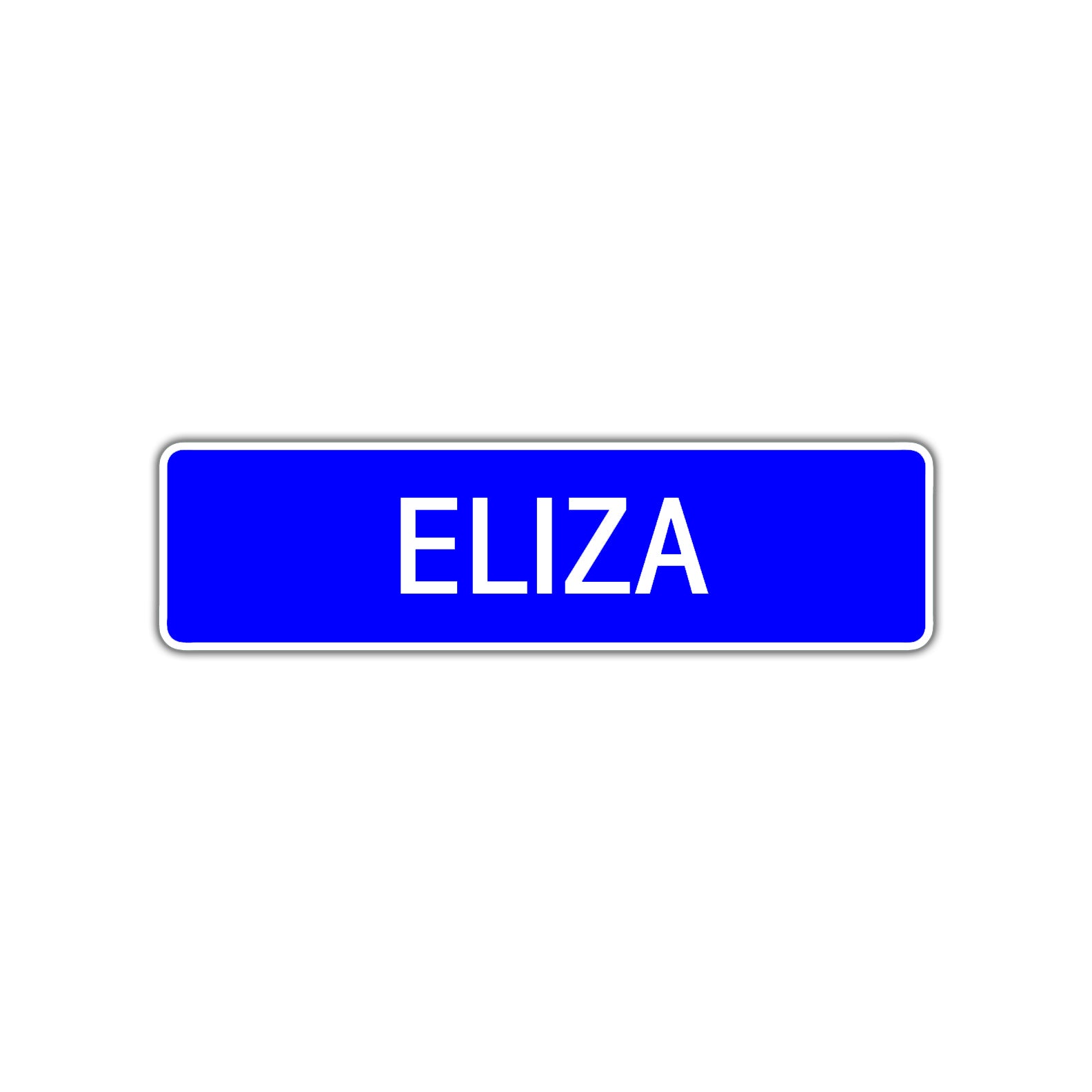 Eliza Street Sign Children Name Room Plate