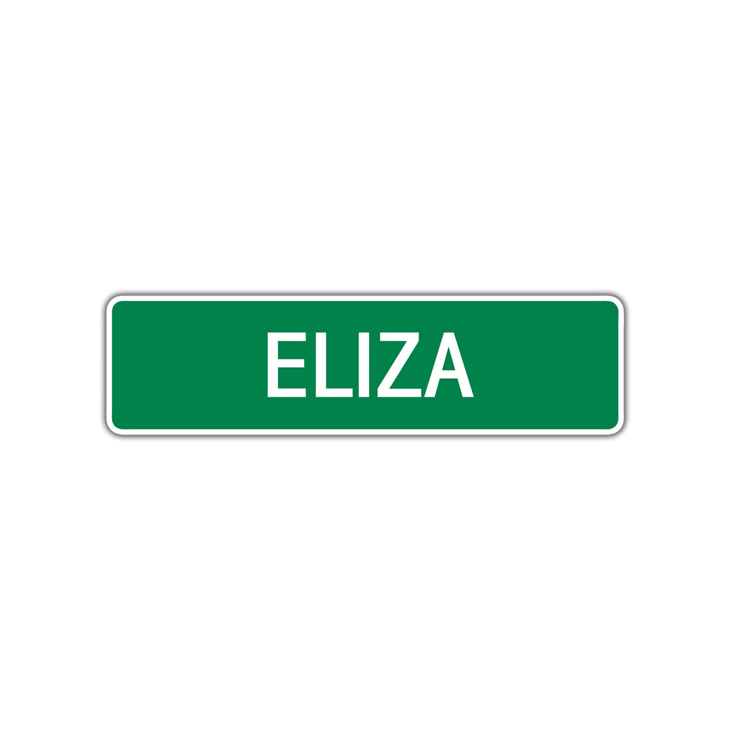 Eliza Street Sign Children Name Room Plate