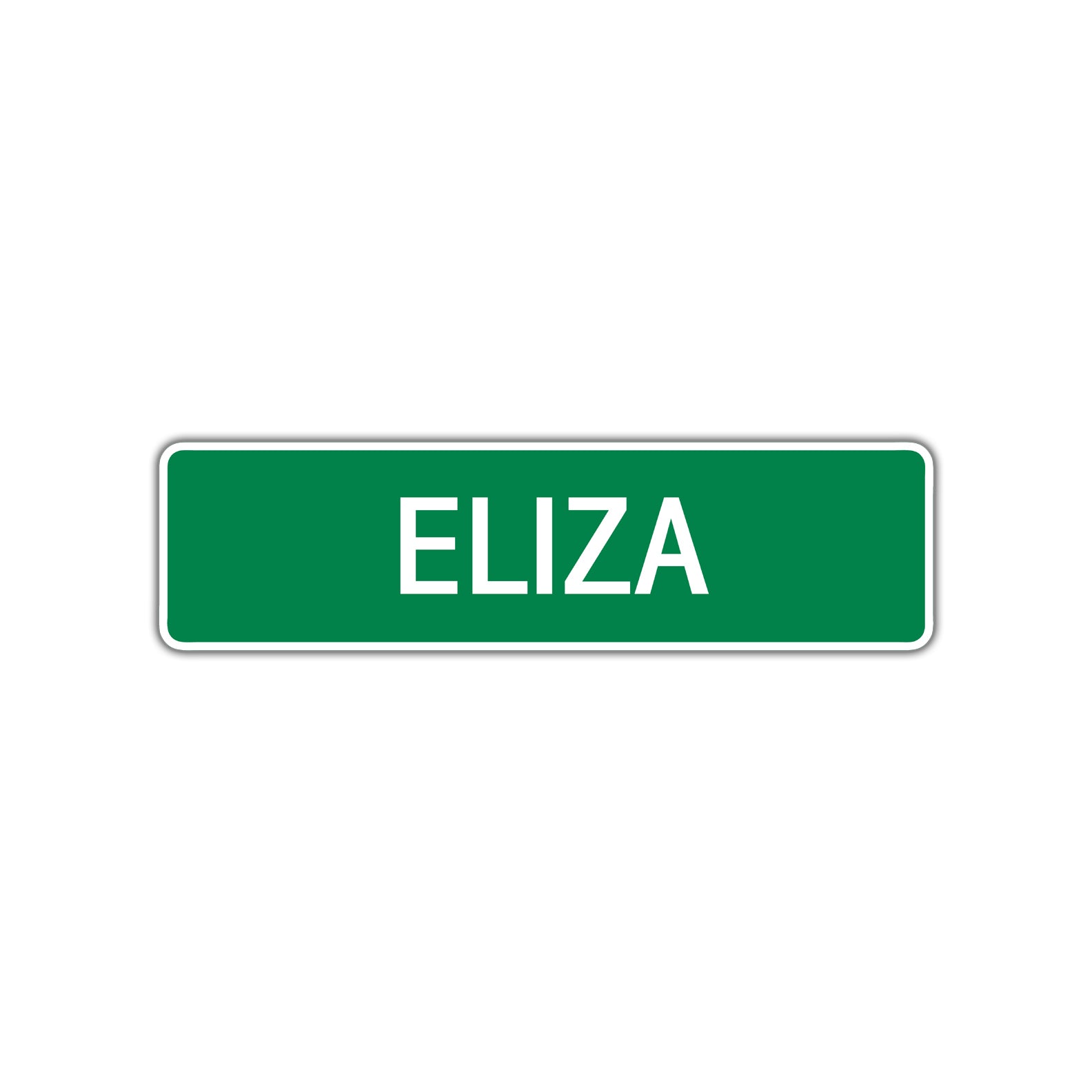 Eliza Street Sign Children Name Room Plate