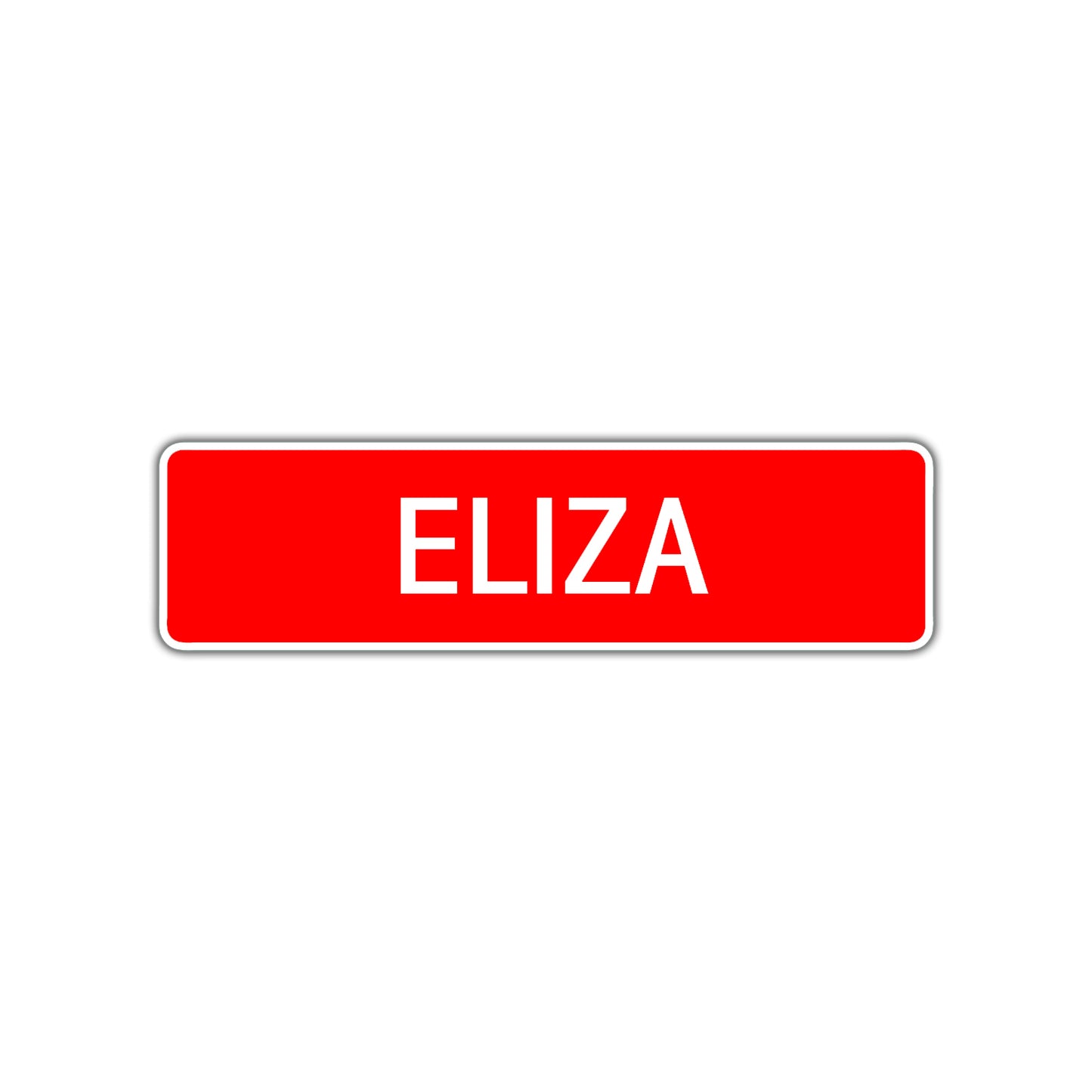 Eliza Street Sign Children Name Room Plate
