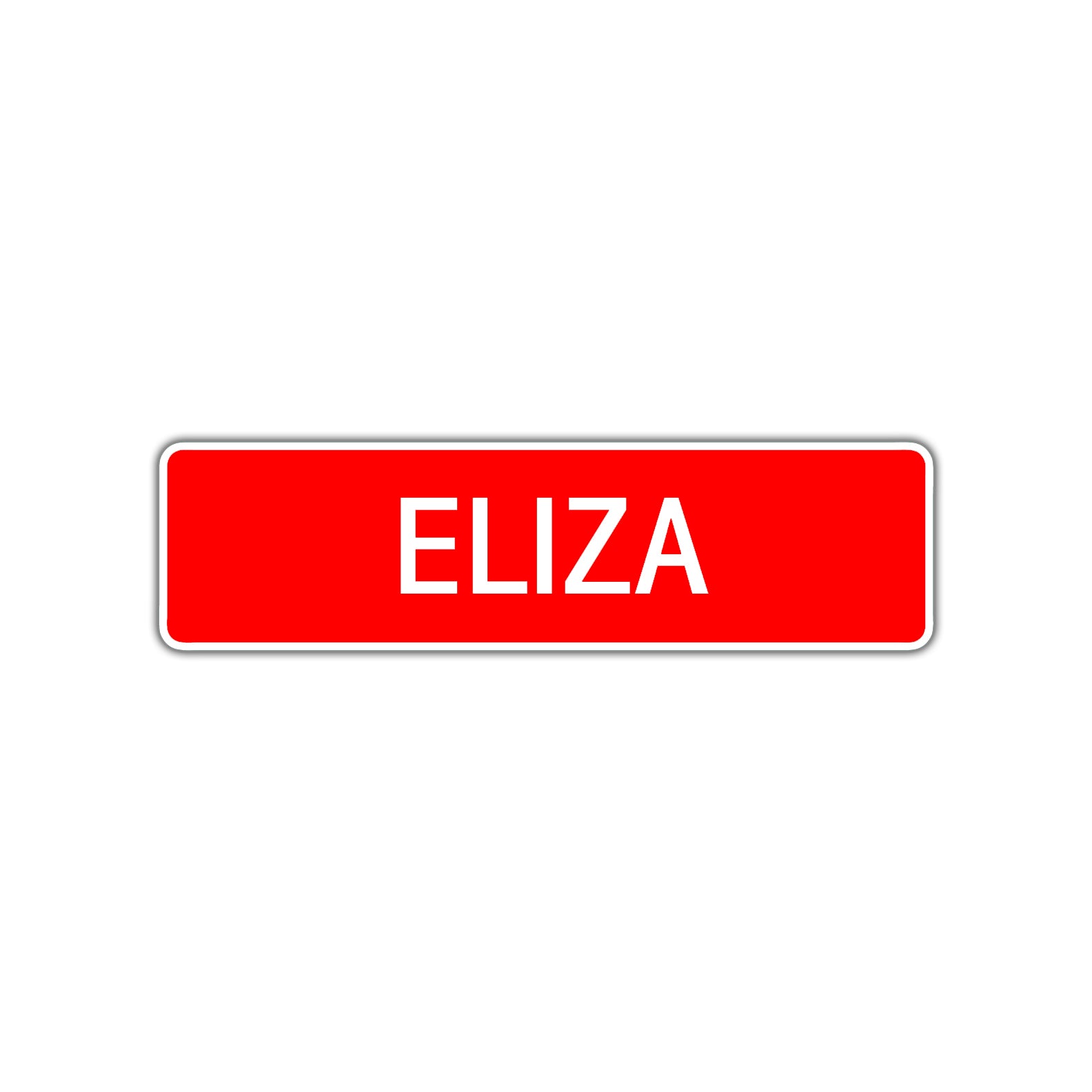Eliza Street Sign Children Name Room Plate