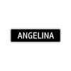 Angelina Street Sign Children Name Room Plate
