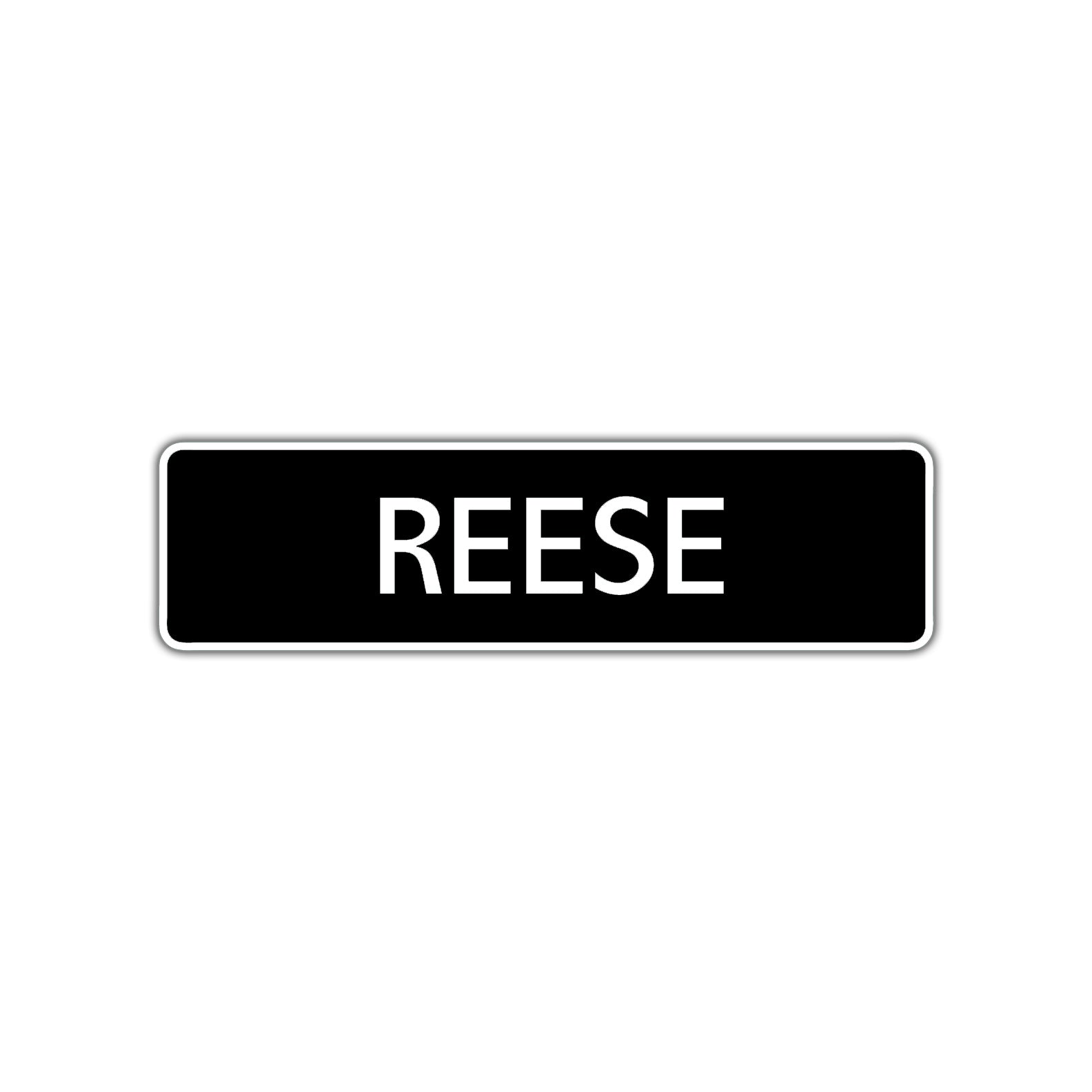 Reese Street Sign Children Name Room Plate