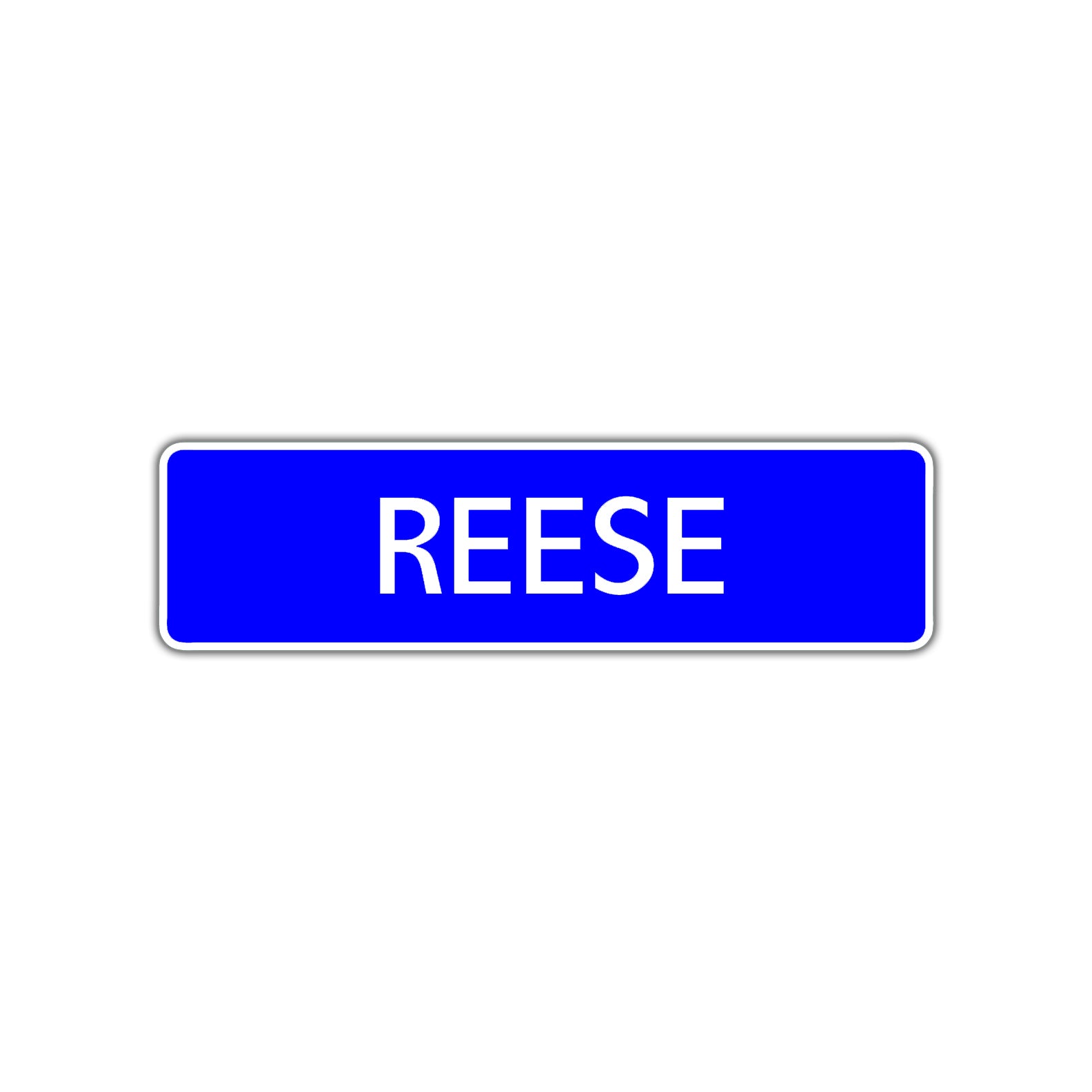 Reese Street Sign Children Name Room Plate