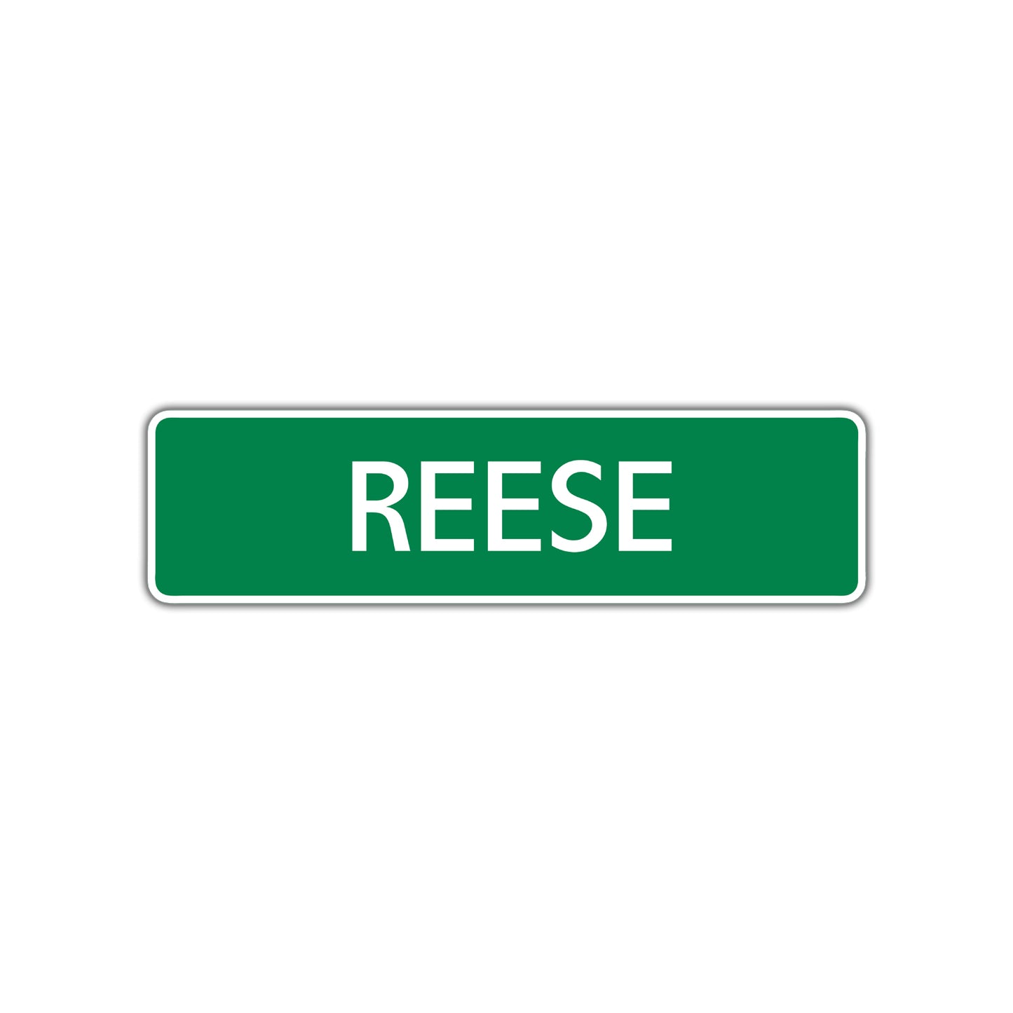 Reese Street Sign Children Name Room Plate