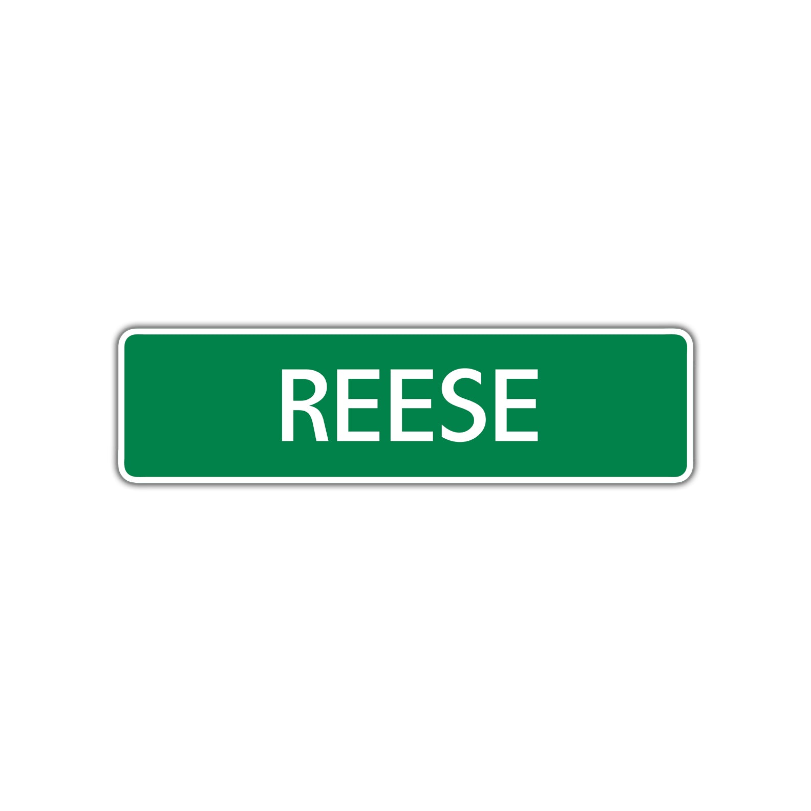 Reese Street Sign Children Name Room Plate
