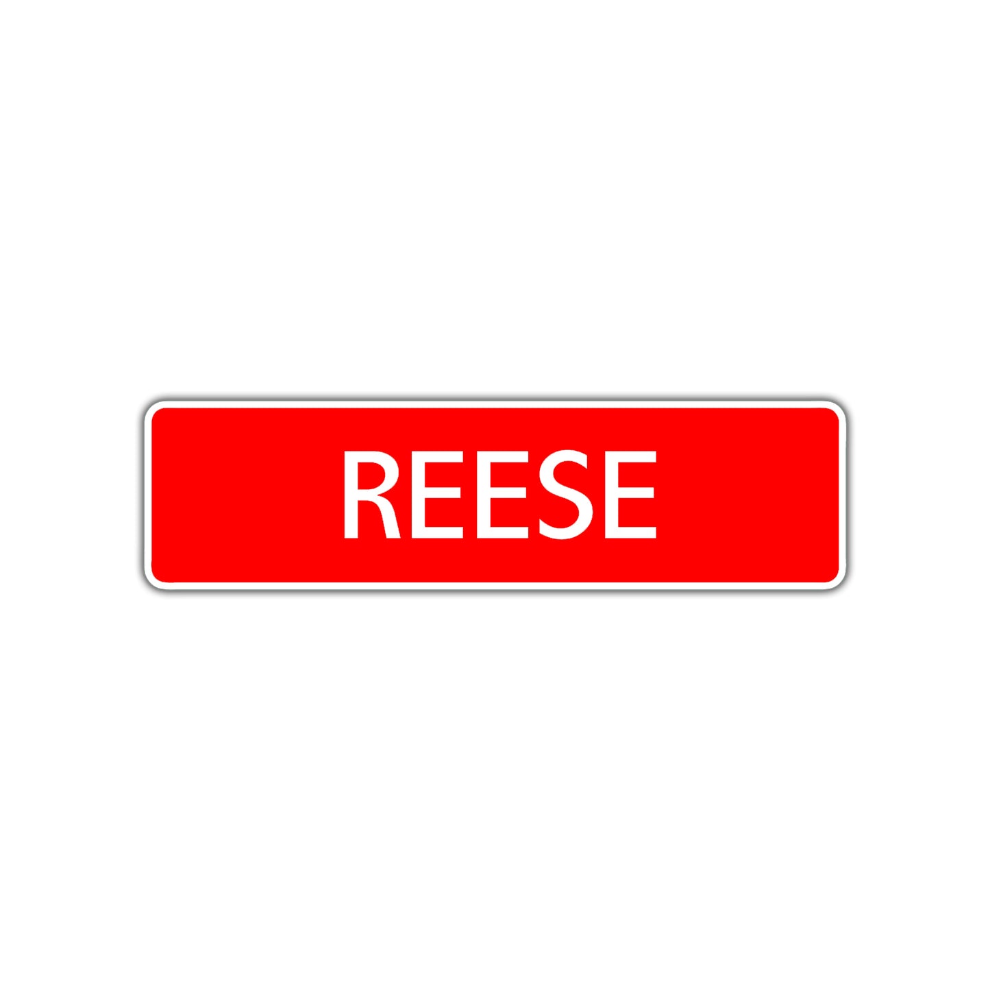 Reese Street Sign Children Name Room Plate