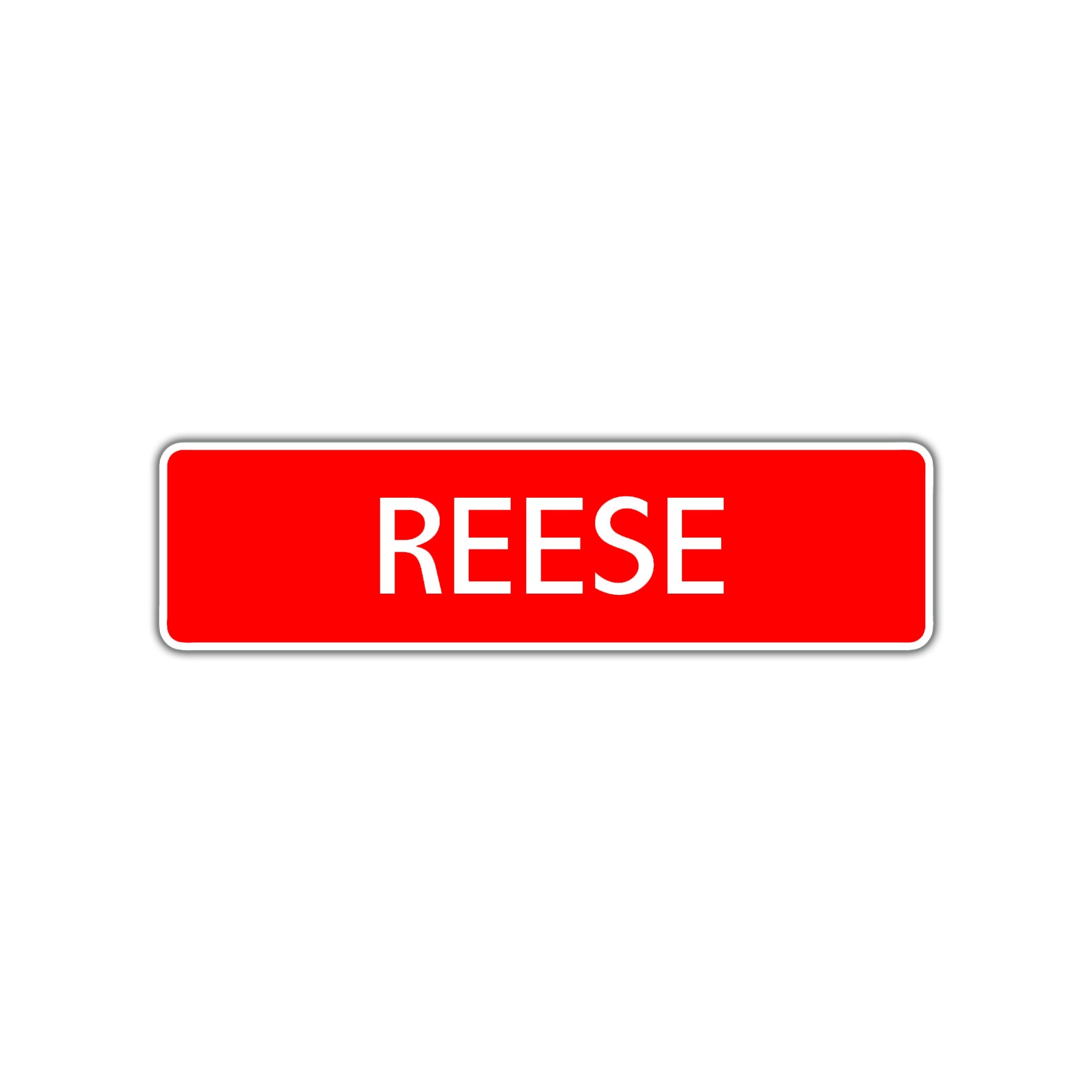 Reese Street Sign Children Name Room Plate