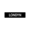 Londyn Street Sign Children Name Room Plate
