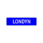 Londyn Street Sign Children Name Room Plate