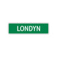 Londyn Street Sign Children Name Room Plate