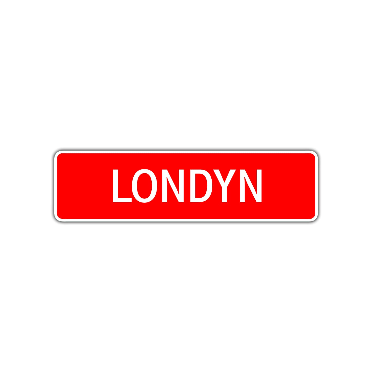 Londyn Street Sign Children Name Room Plate