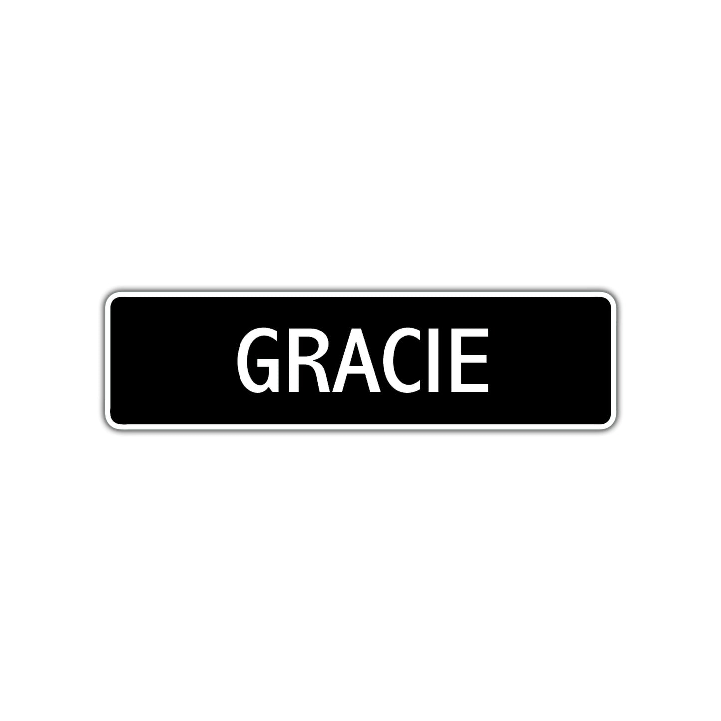 Gracie Street Sign Children Name Room Plate