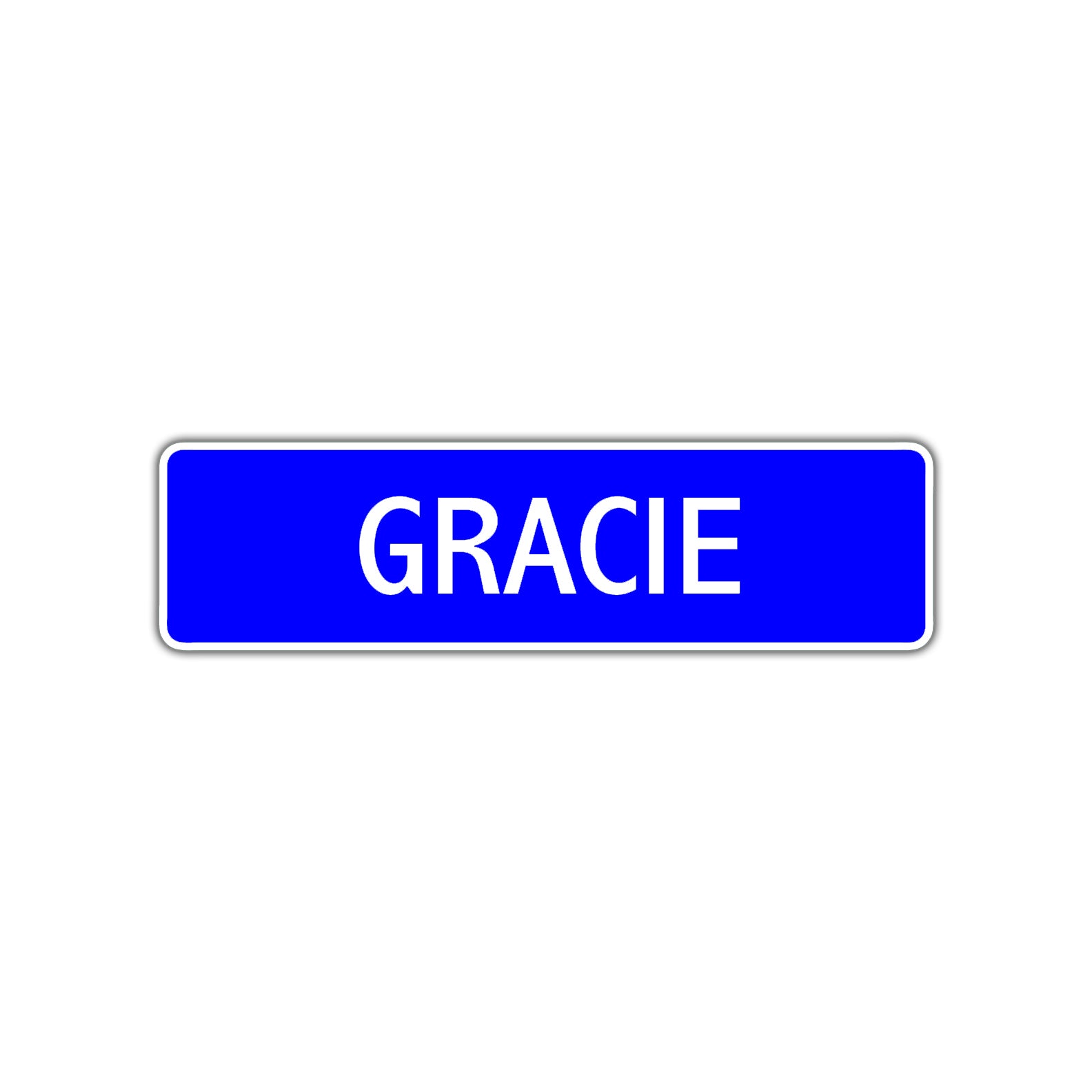 Gracie Street Sign Children Name Room Plate