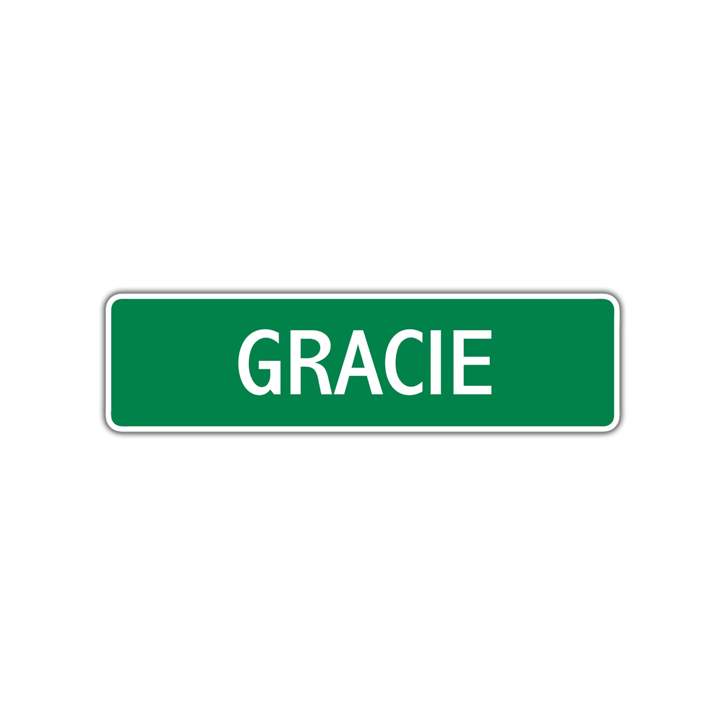 Gracie Street Sign Children Name Room Plate