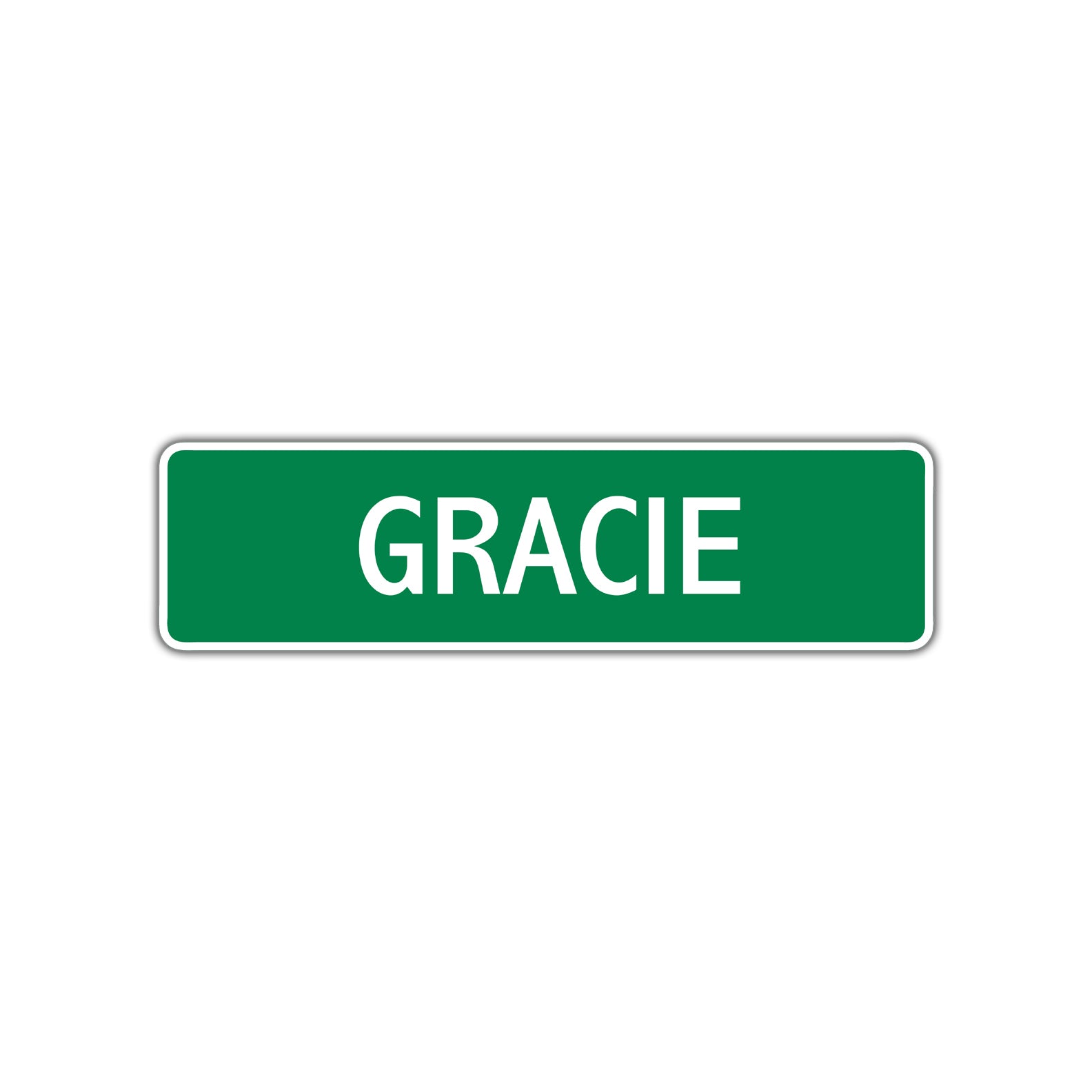 Gracie Street Sign Children Name Room Plate