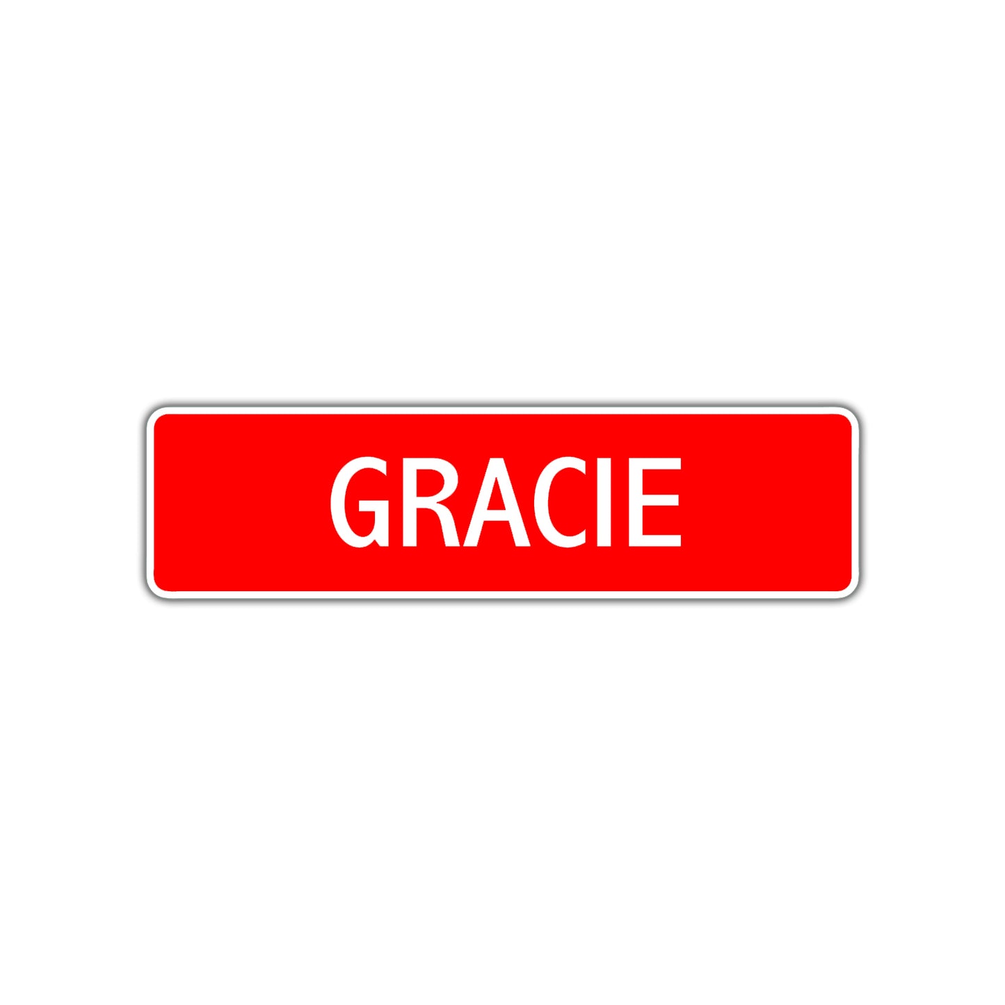 Gracie Street Sign Children Name Room Plate