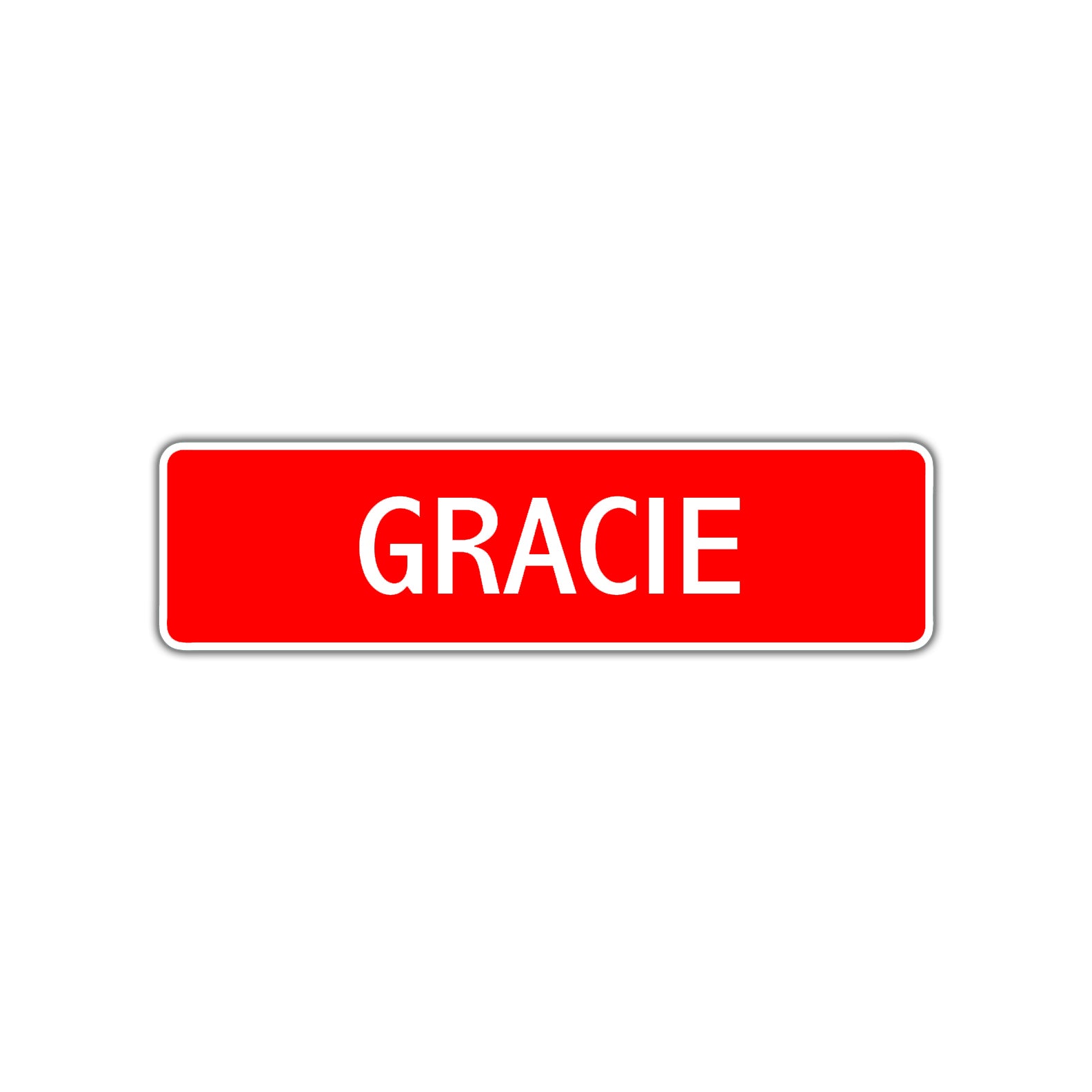 Gracie Street Sign Children Name Room Plate